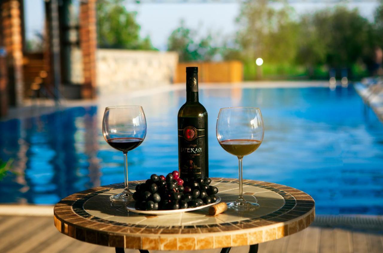 Twins Wine House Hotel Napareuli ภายนอก รูปภาพ